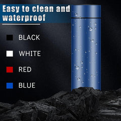 Premium Insulated Temperature Display Water Bottle – 500ml Stainless Steel, Hot & Cold Flask